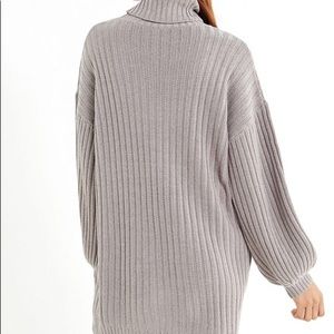 uo jill turtleneck sweater mini dress